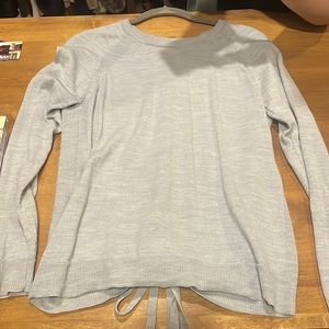 Lululemon “Tied to You” long sleeve sweater